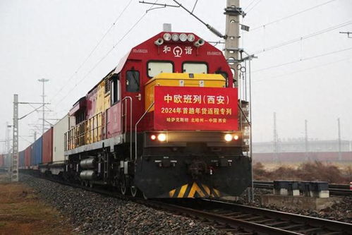 中歐班列拉來 洋年貨 中歐班列 西安 2024年首趟年貨專列抵達(dá)西安國(guó)際港